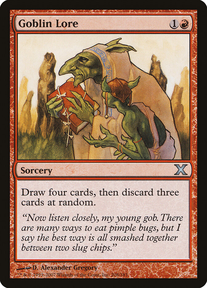 Sabedoria Goblin / Goblin Lore - Magic: The Gathering - MoxLand