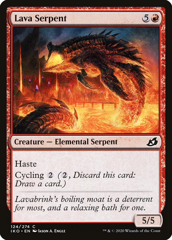 Serpente da Lava / Lava Serpent - Magic: The Gathering - MoxLand