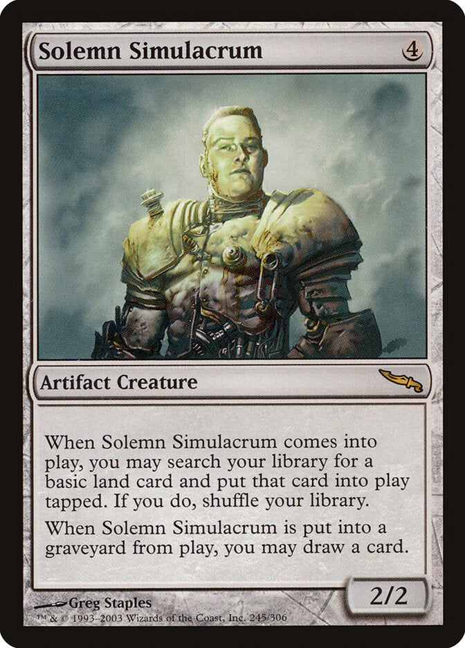Simulacro Solene / Solemn Simulacrum - Magic: The Gathering - MoxLand