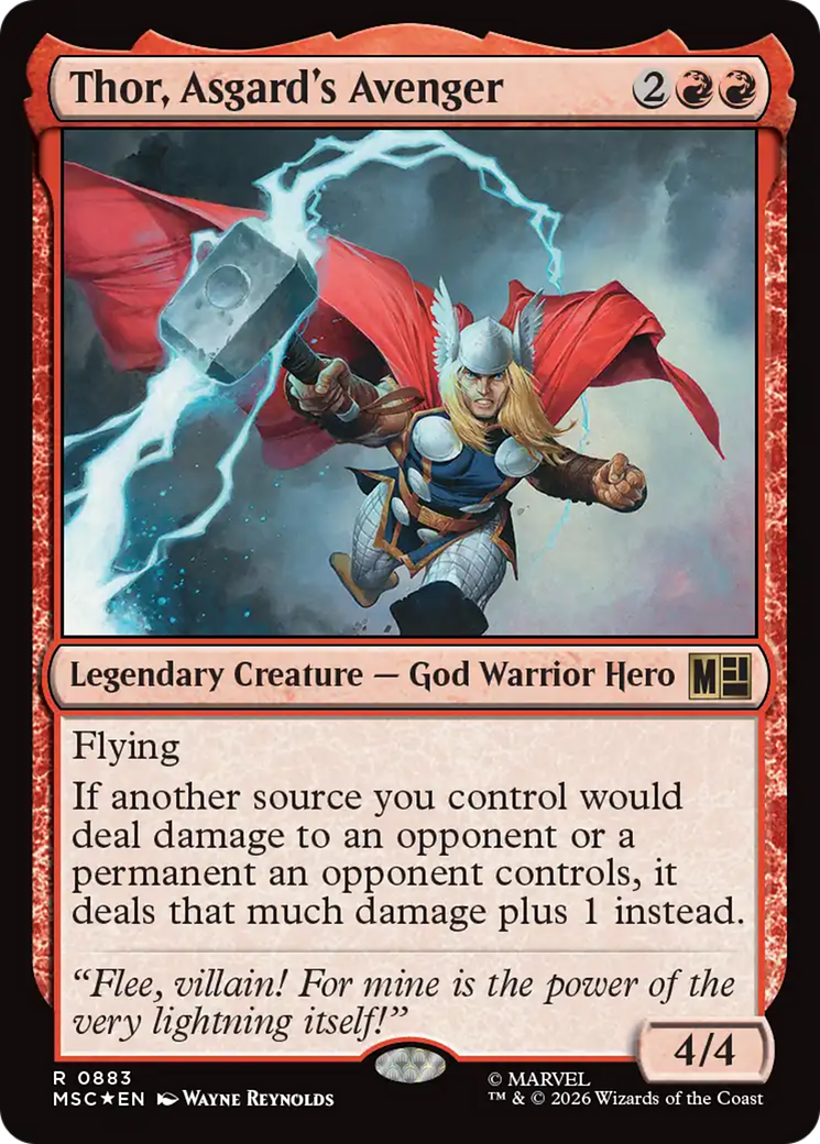 Thor, Asgard's Avenger - Magic: The Gathering - MoxLand