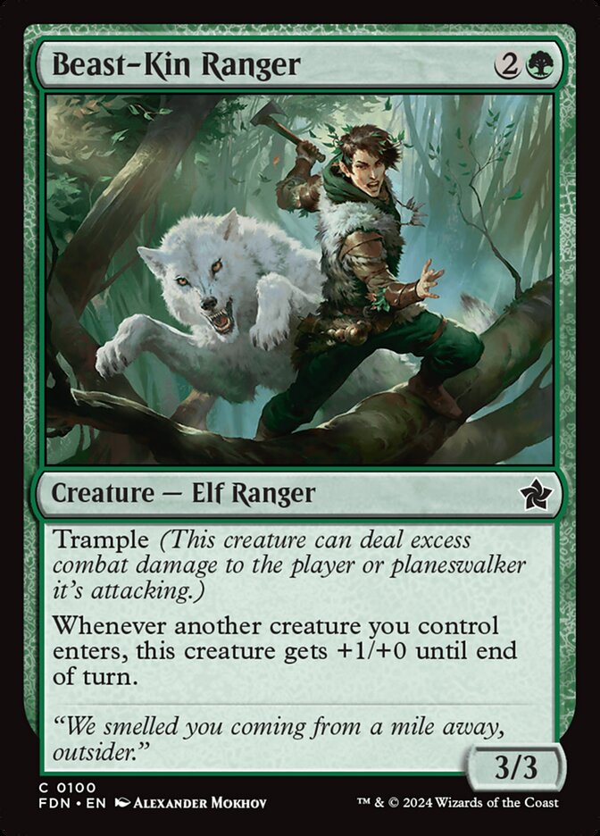Guardião do Clã das Bestas / Beast-Kin Ranger - Magic: The Gathering - MoxLand
