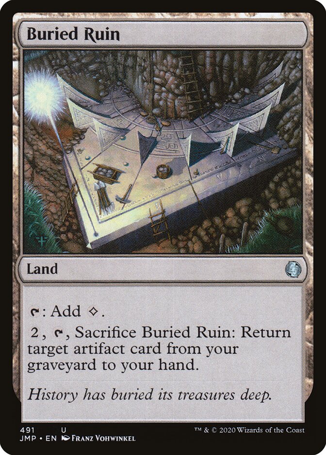 Ruína Enterrada / Buried Ruin - Magic: The Gathering - MoxLand