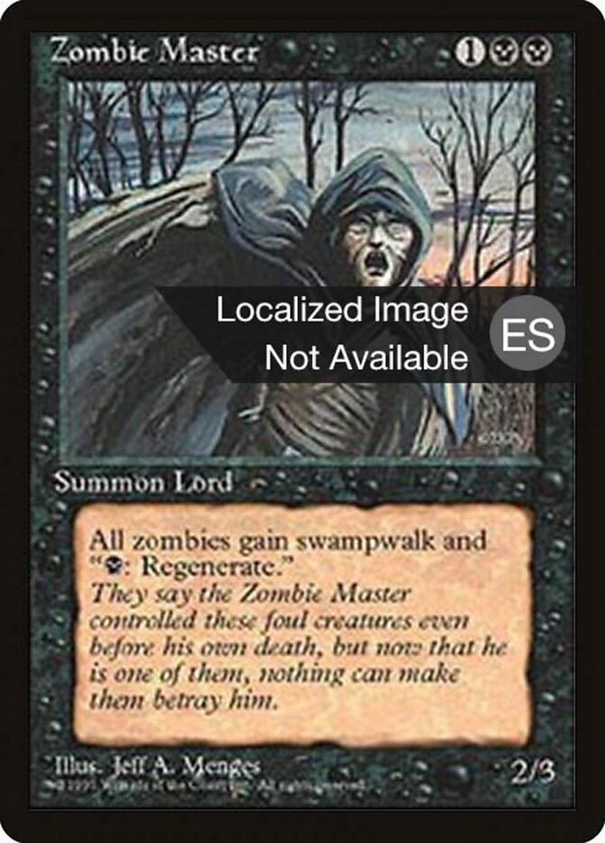 Mestre Zumbi / Zombie Master - Magic: The Gathering - MoxLand