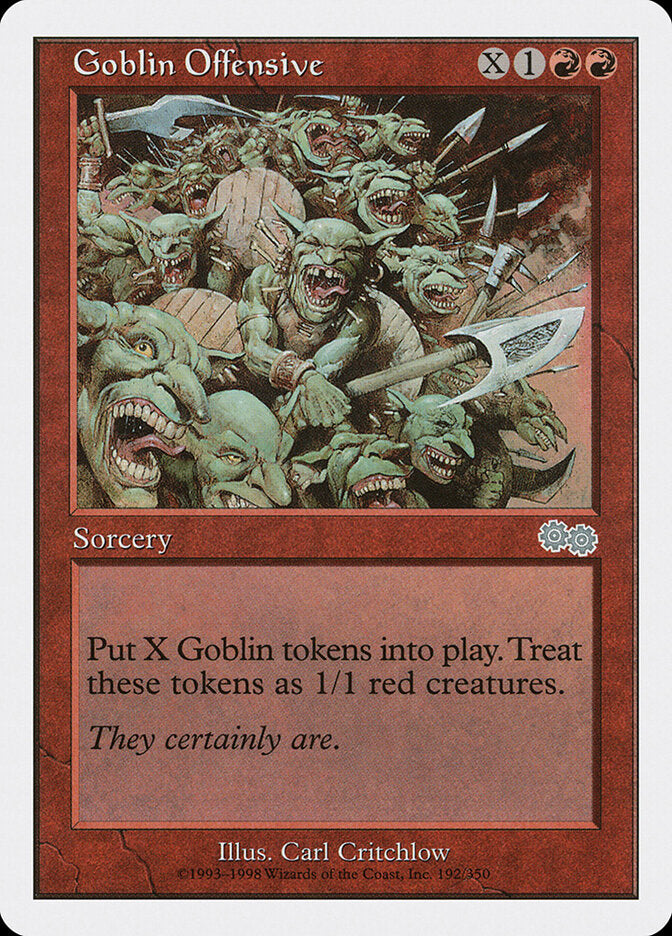 Ofensiva de Goblins / Goblin Offensive - Magic: The Gathering - MoxLand