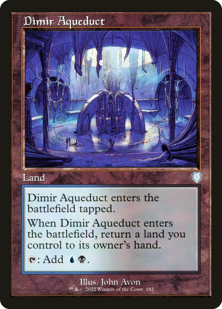 Aqueduto Dimir / Dimir Aqueduct - Magic: The Gathering - MoxLand