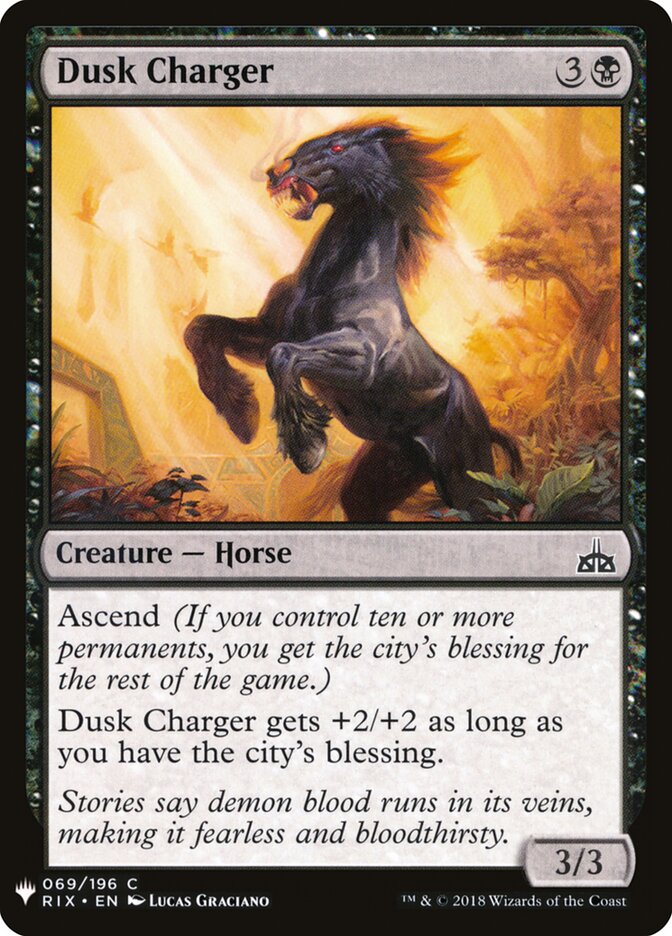 Corcel do Crepúsculo / Dusk Charger - Magic: The Gathering - MoxLand