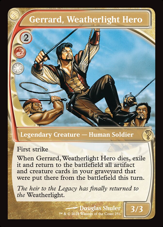 Gerrard, Herói do Bons Ventos / Gerrard, Weatherlight Hero - Magic: The Gathering - MoxLand