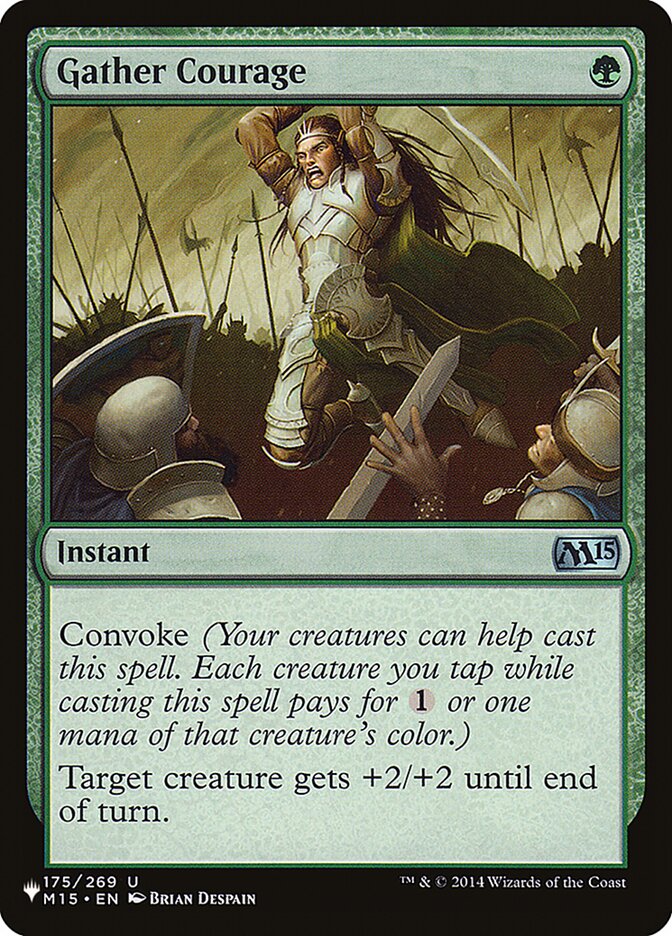 Concentração de Coragem / Gather Courage - Magic: The Gathering - MoxLand