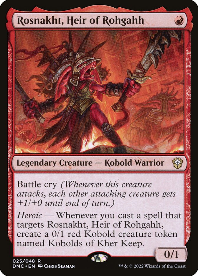 Rosnakht, Herdeira de Rohgahh / Rosnakht, Heir of Rohgahh - Magic: The Gathering - MoxLand