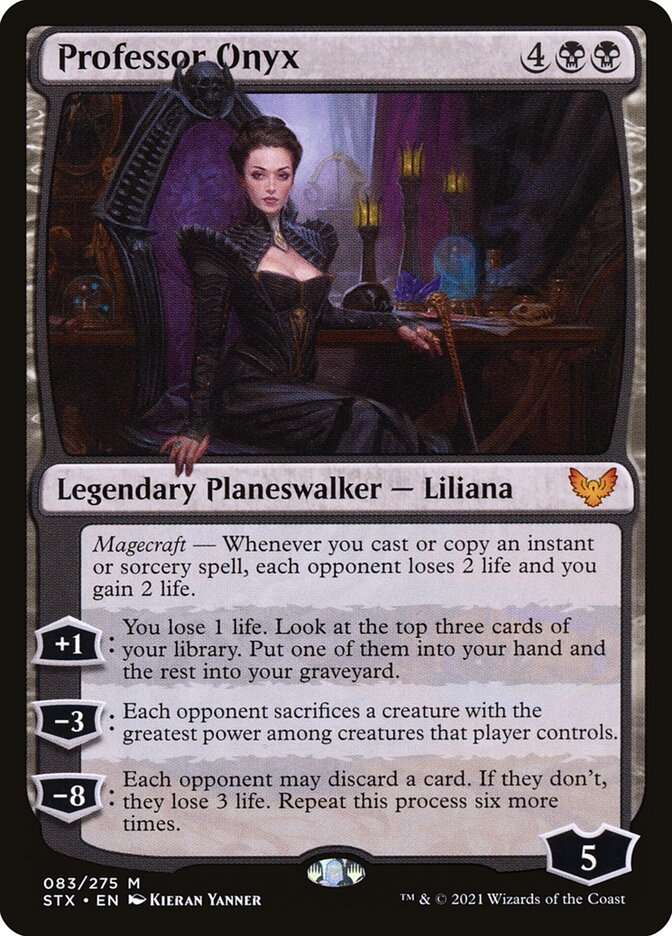 Professora Ônix / Professor Onyx - Magic: The Gathering - MoxLand