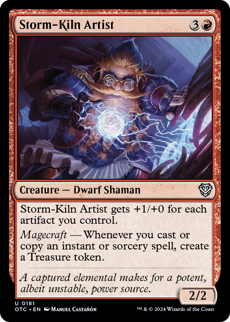 Artista da Fornalha Tempestuosa / Storm-Kiln Artist - Magic: The Gathering - MoxLand