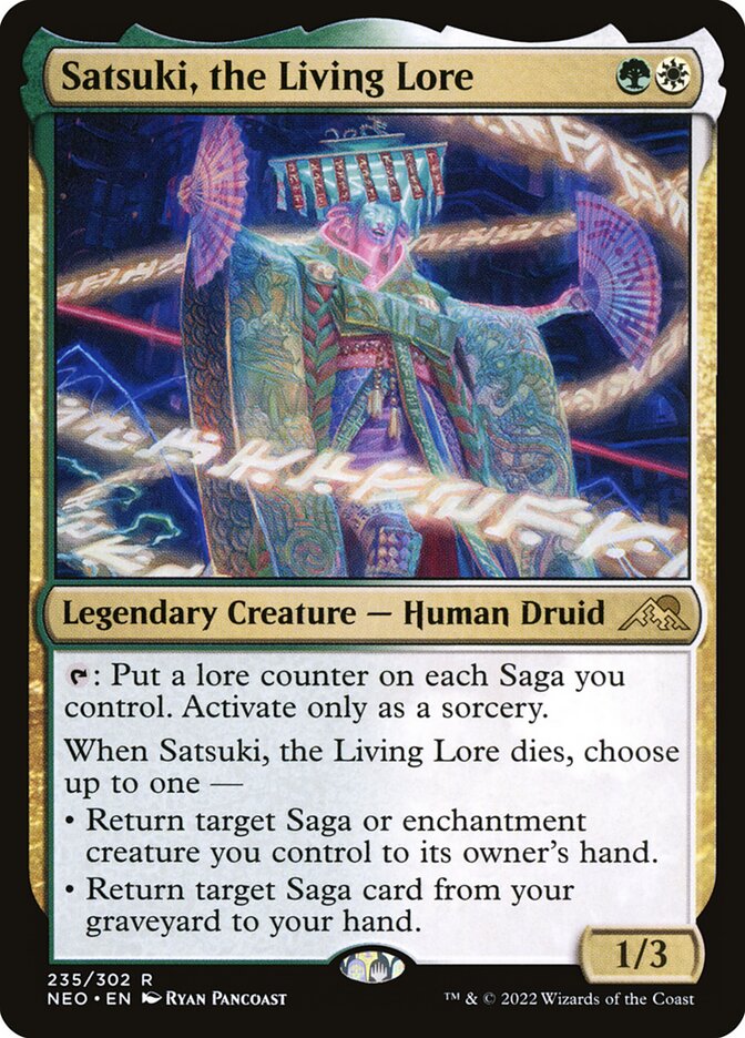 Satsuki, o Conhecimento Vivo / Satsuki, the Living Lore - Magic: The Gathering - MoxLand
