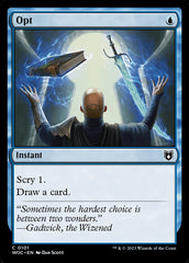 Optar / Opt - Magic: The Gathering - MoxLand