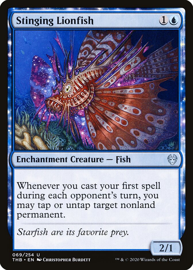 Peixe-leão Pontiagudo / Stinging Lionfish - Magic: The Gathering - MoxLand