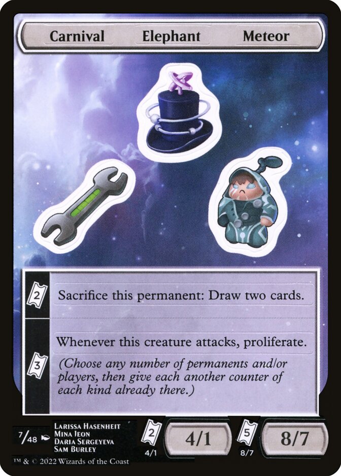 Carnival Elephant Meteor - Magic: The Gathering - MoxLand