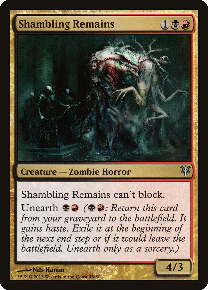 Resquícios Trôpegos / Shambling Remains - Magic: The Gathering - MoxLand