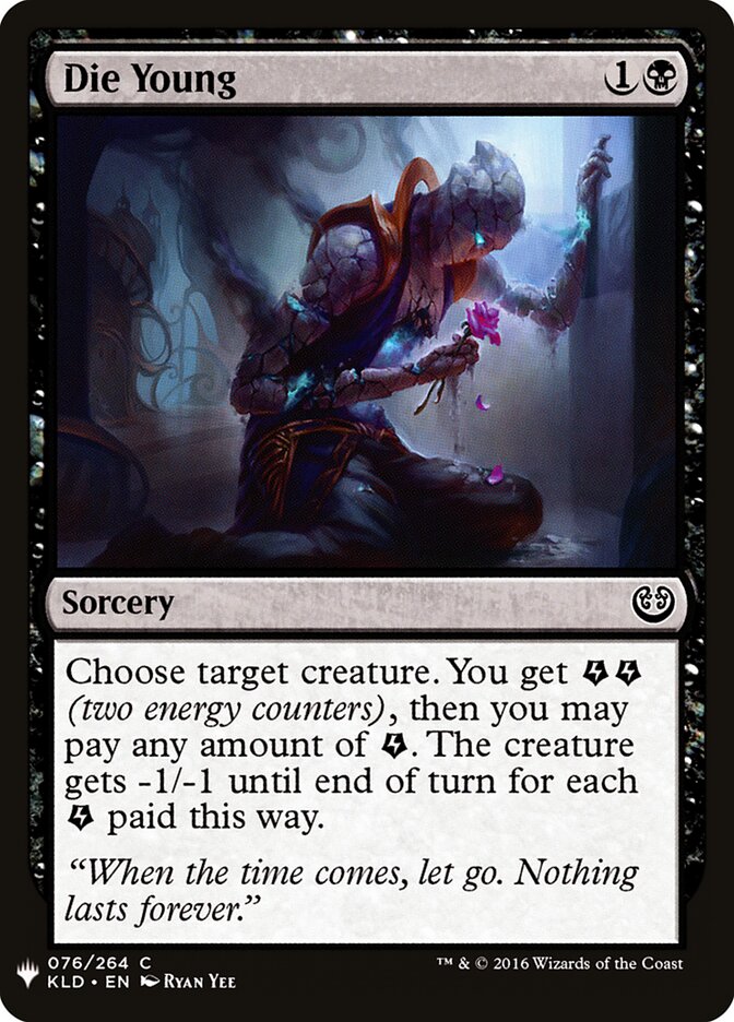 Morrer Jovem / Die Young - Magic: The Gathering - MoxLand