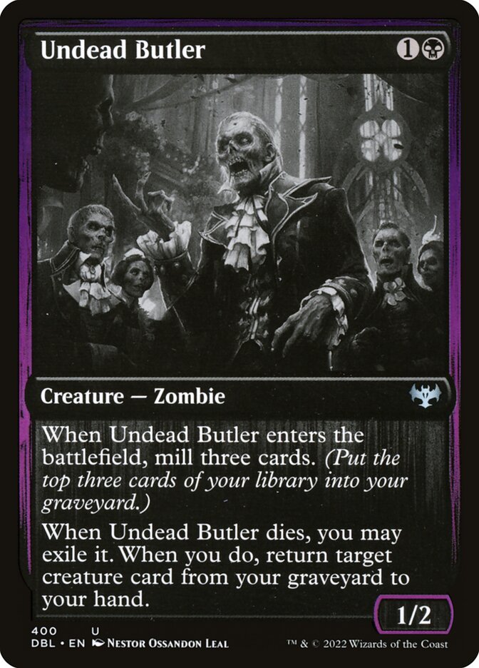 Mordomo Morto-vivo / Undead Butler - Magic: The Gathering - MoxLand