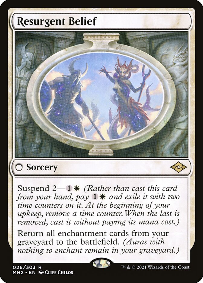 Crença Ressurgente / Resurgent Belief - Magic: The Gathering - MoxLand