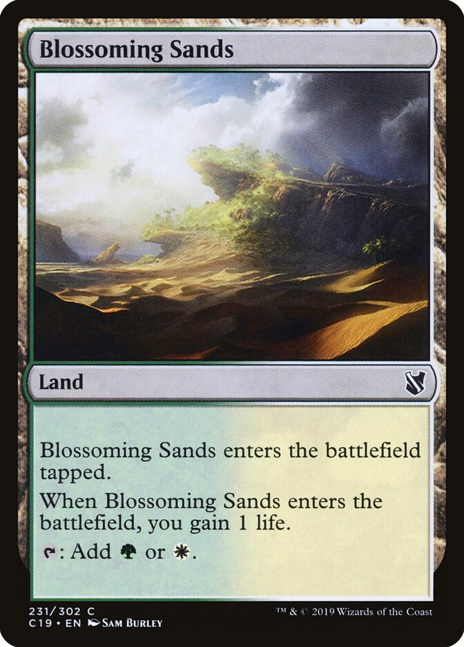Areias Verdejantes / Blossoming Sands - Magic: The Gathering - MoxLand