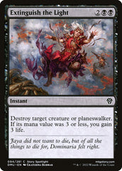 Extinguir a Luz / Extinguish the Light - Magic: The Gathering - MoxLand