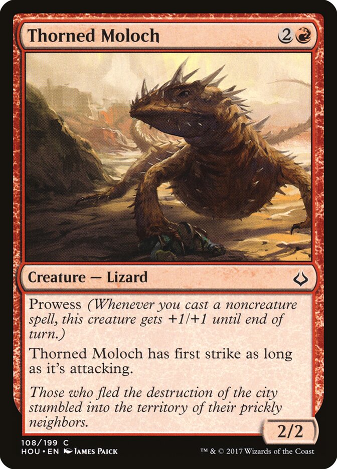 Moloch Espinhento / Thorned Moloch - Magic: The Gathering - MoxLand