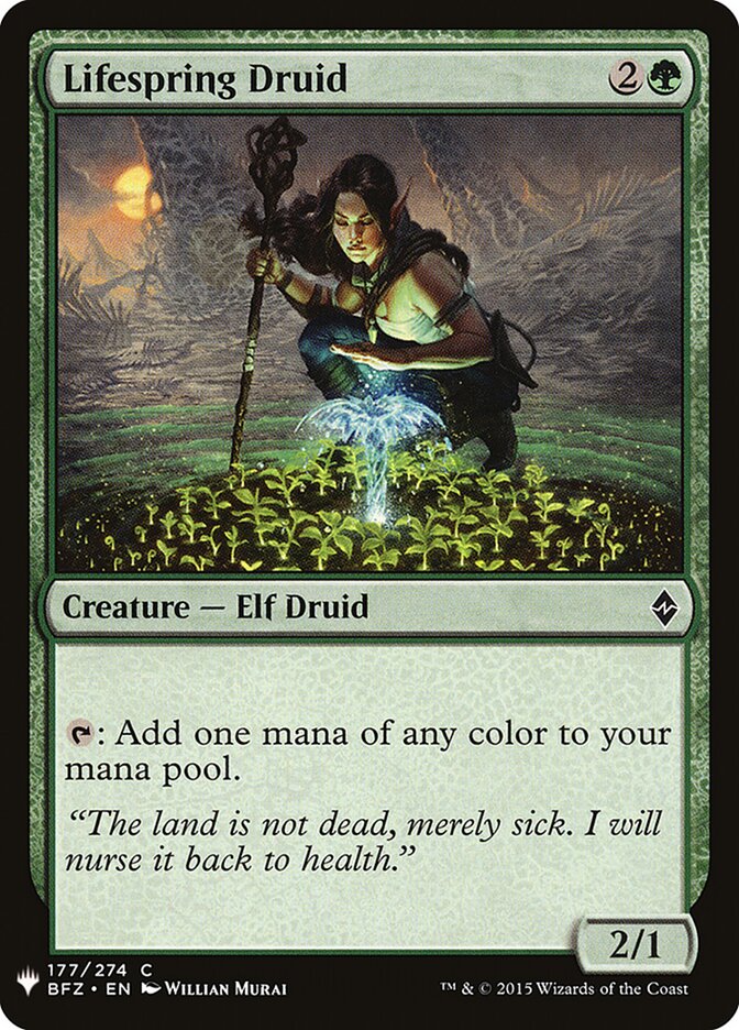 Druida da Fonte Vital / Lifespring Druid - Magic: The Gathering - MoxLand