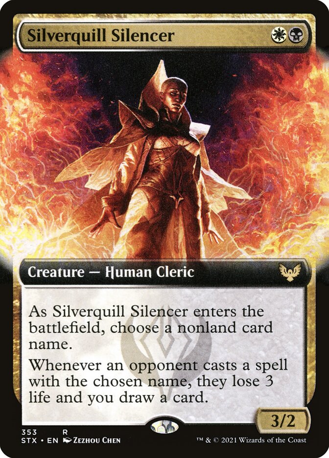 Silenciadora de Platinopena / Silverquill Silencer - Magic: The Gathering - MoxLand