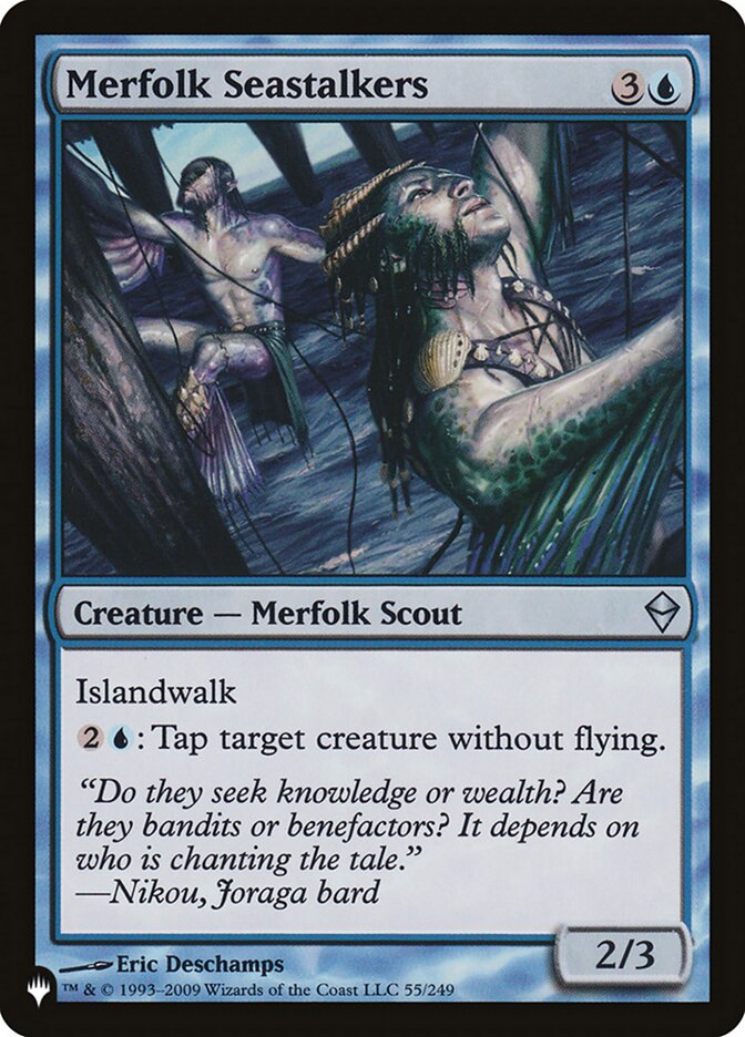 Espreitadores Marinhos Tritões / Merfolk Seastalkers - Magic: The Gathering - MoxLand