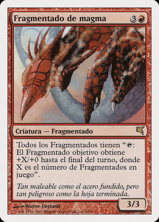 Fractius de Magma / Magma Sliver - Magic: The Gathering - MoxLand