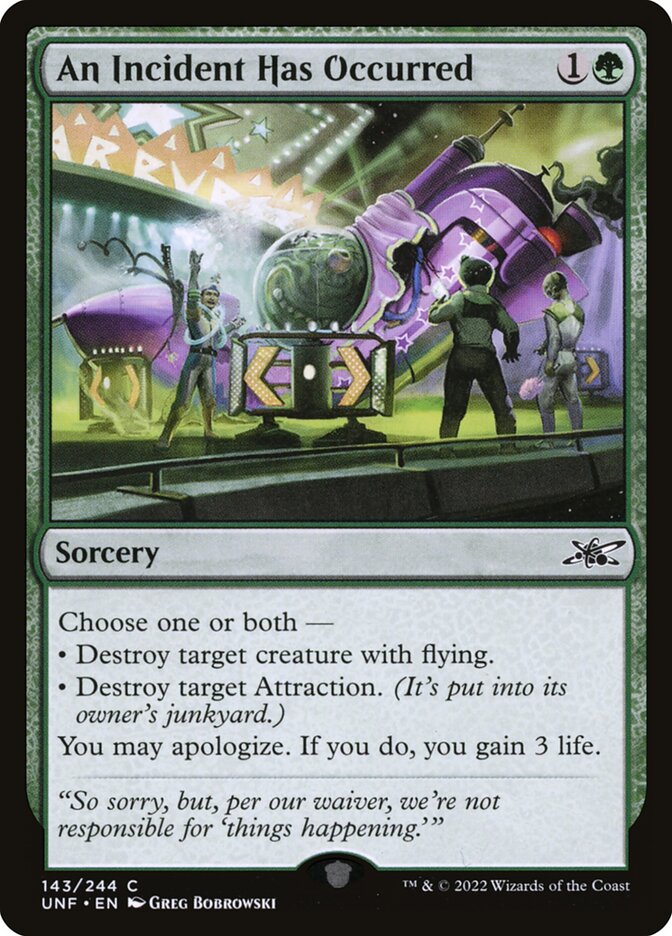 An Incident Has Occurred - Magic: The Gathering - MoxLand