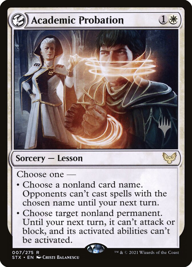 Suspensão Acadêmica / Academic Probation - Magic: The Gathering - MoxLand
