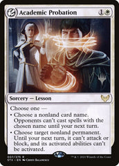 Suspensão Acadêmica / Academic Probation - Magic: The Gathering - MoxLand