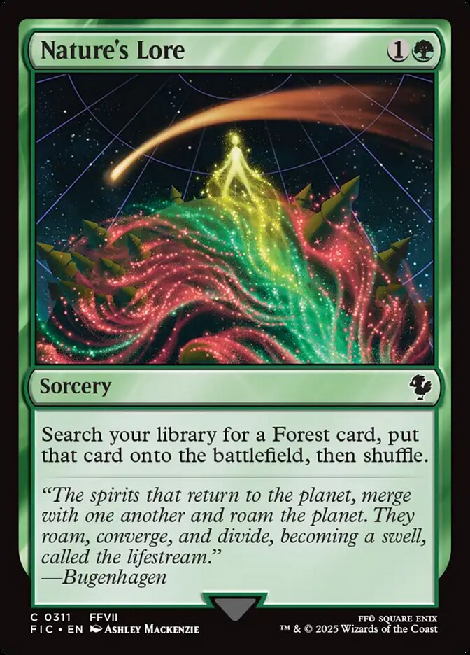 Sabedoria da Natureza / Nature's Lore - Magic: The Gathering - MoxLand