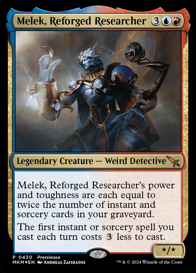Melek, Pesquisador Reforjado / Melek, Reforged Researcher - Magic: The Gathering - MoxLand