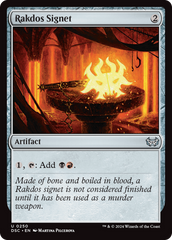 Sinete Rakdos / Rakdos Signet - Magic: The Gathering - MoxLand