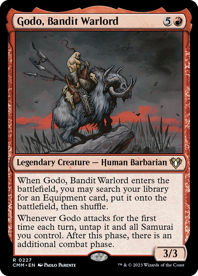 Godo, Bandido Senhor da Guerra / Godo, Bandit Warlord - Magic: The Gathering - MoxLand