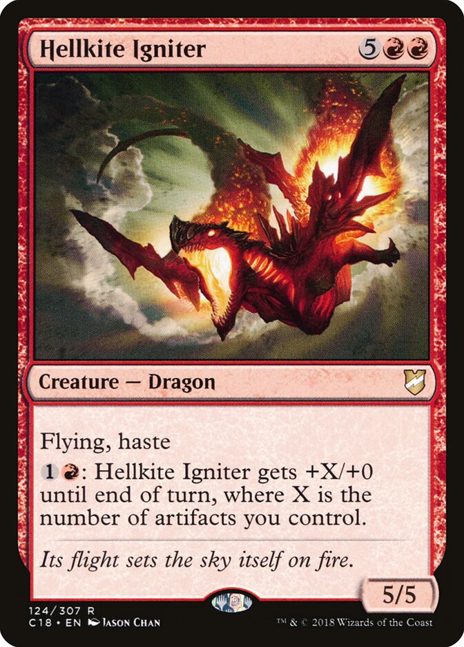 Dragão Avérneo Incendiário / Hellkite Igniter - Magic: The Gathering - MoxLand