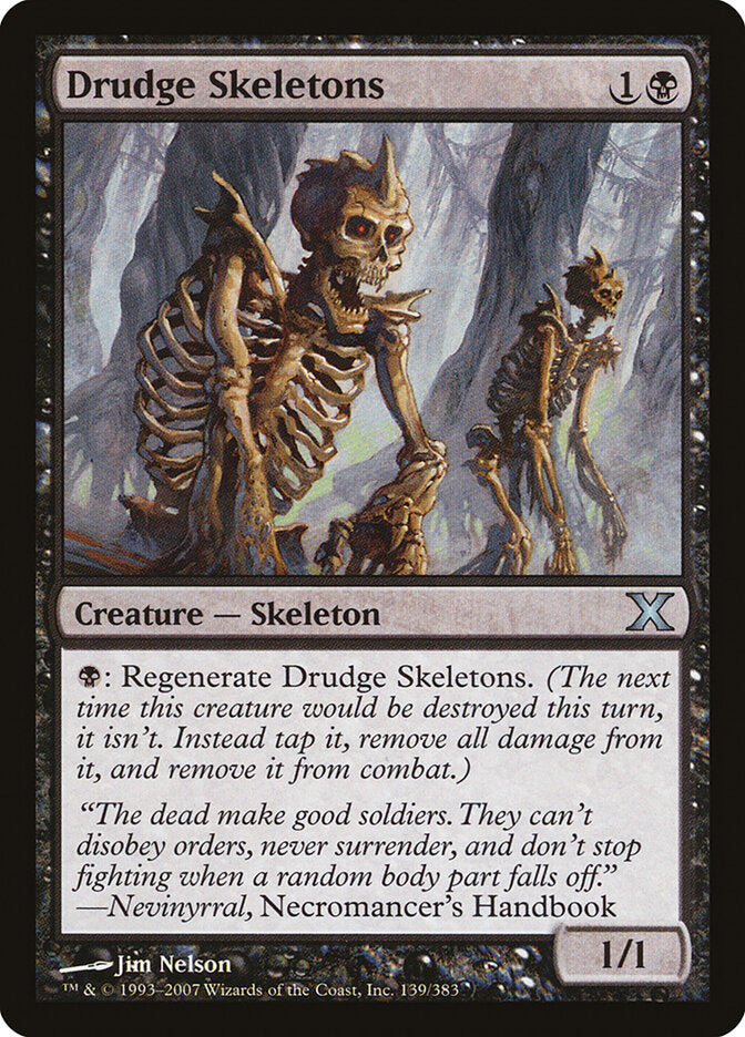 Esqueletos de Carga / Drudge Skeletons - Magic: The Gathering - MoxLand