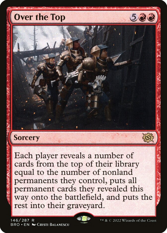 Além das Trincheiras / Over the Top - Magic: The Gathering - MoxLand