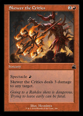 Alfinetada nos Críticos / Skewer the Critics - Magic: The Gathering - MoxLand