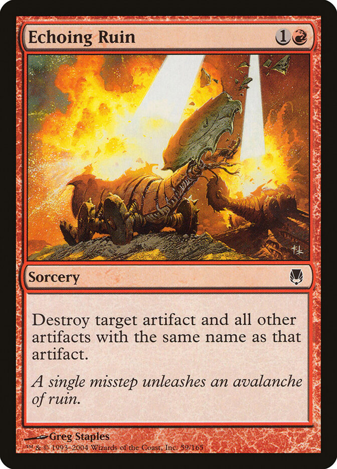 Ruína Reverberante / Echoing Ruin - Magic: The Gathering - MoxLand