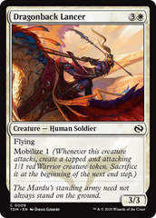 Lanceira Ginete de Dragão / Dragonback Lancer - Magic: The Gathering - MoxLand
