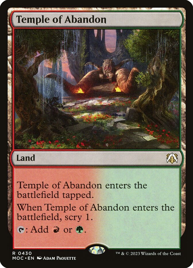 Templo do Abandono / Temple of Abandon - Magic: The Gathering - MoxLand