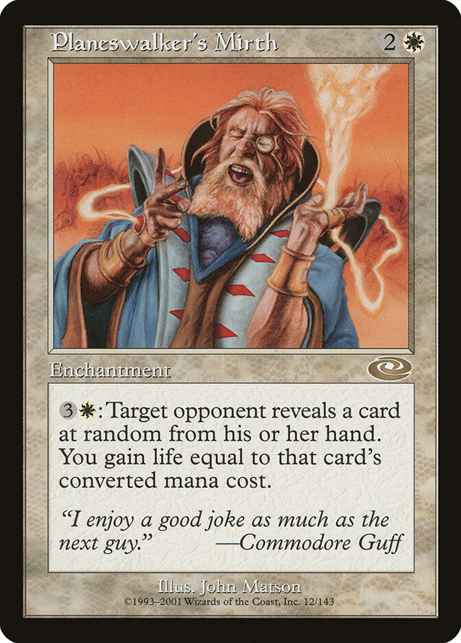 Ironia do Planinauta / Planeswalker's Mirth - Magic: The Gathering - MoxLand