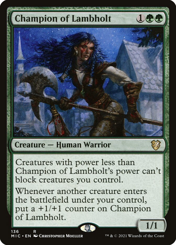 Campeã de Lambholt / Champion of Lambholt - Magic: The Gathering - MoxLand