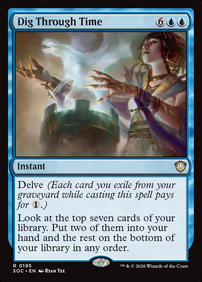 Revirar o Tempo / Dig Through Time - Magic: The Gathering - MoxLand