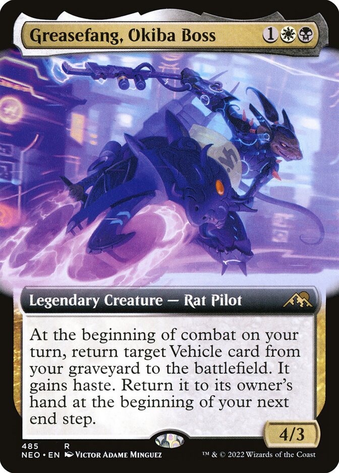 Presa-de-graxa, Chefe Okiba / Greasefang, Okiba Boss - Magic: The Gathering - MoxLand