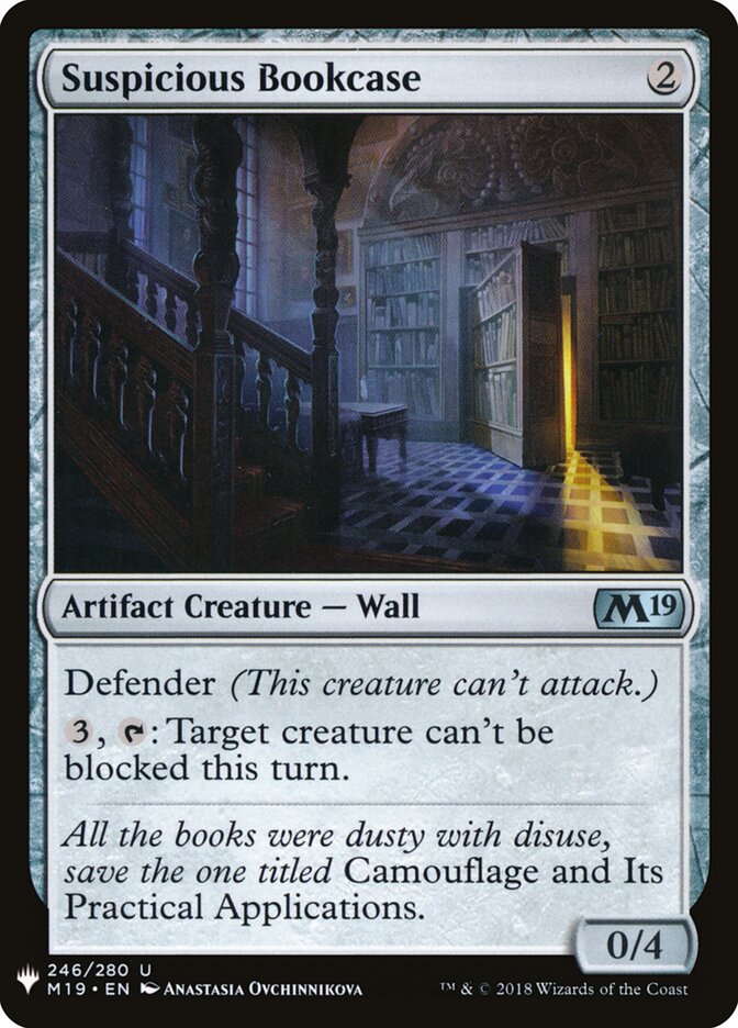 Estante Suspeita / Suspicious Bookcase - Magic: The Gathering - MoxLand
