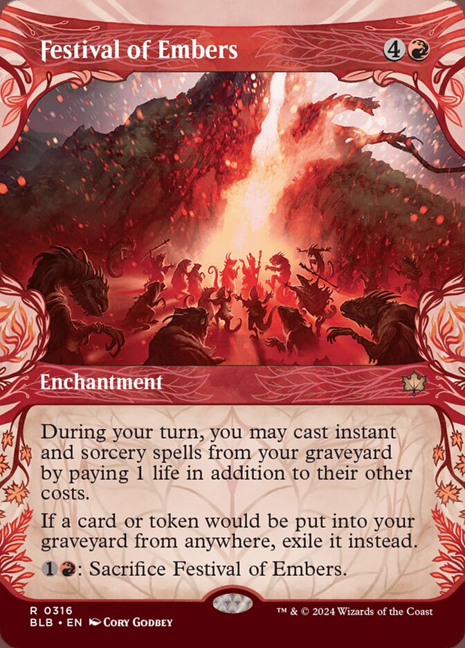 Festival das Brasas / Festival of Embers - Magic: The Gathering - MoxLand
